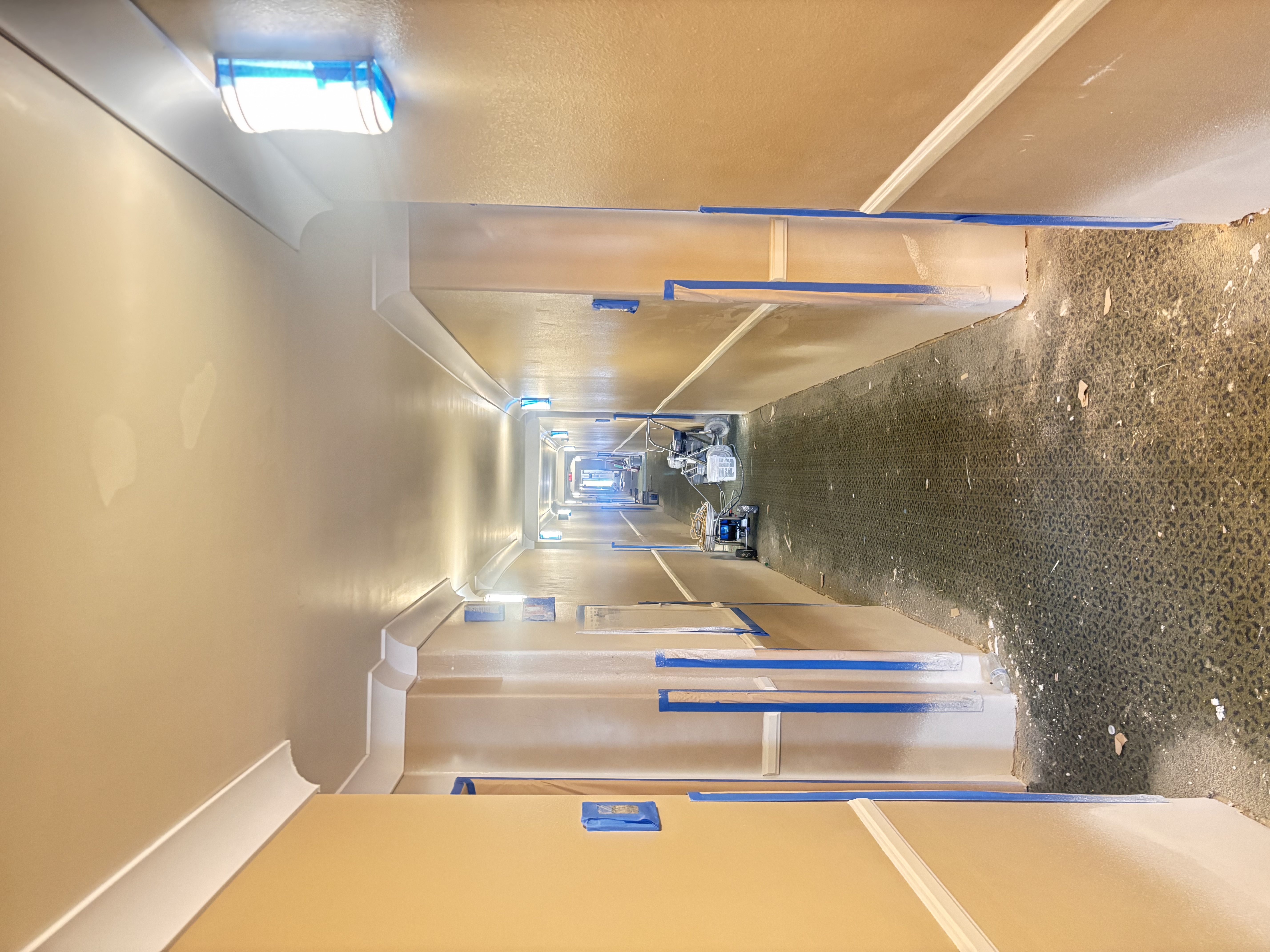 Hotel hallway after renovation – IBR Saldana